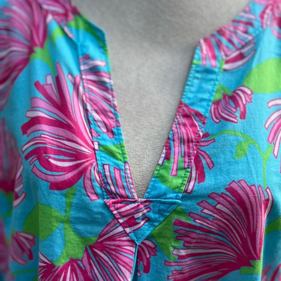 Lilly Pulitzer 🏝️ Kissue Flower Power Tunic, Small, EUC - Picture 6 of 9